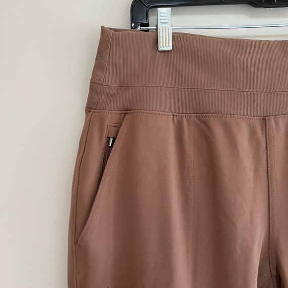 Athleta Venice High Rise Jogger Pants in Rustic Beige Brown, size L - Picture 4 of 9